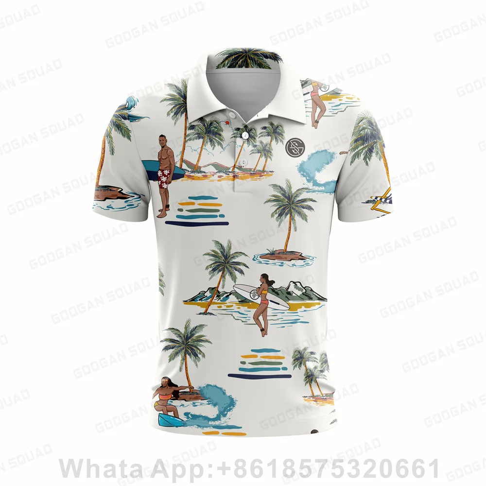 Men'S Fashion Golf Clothing - 2023 Nieuwe Zomer Hawaii stijl Heren