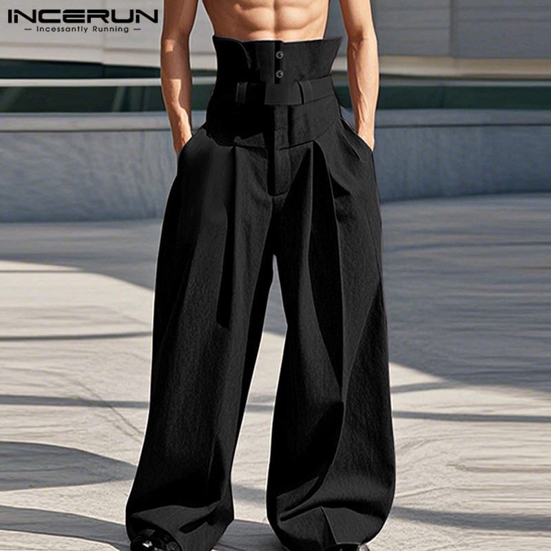 Chino Pants Men - INCERUN 2025 Amerikaanse stijl broek Stijlvolle