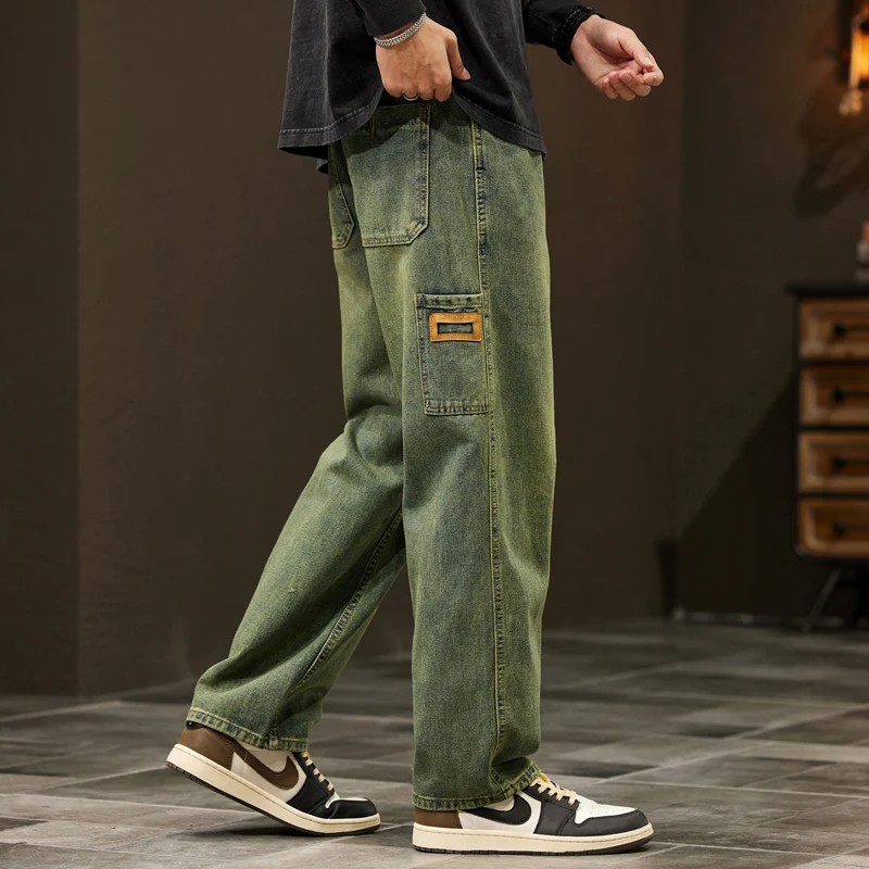Men'S Fashion With Baggy Jeans - Jeans Heren Baggy Broek Wijde Pijpen