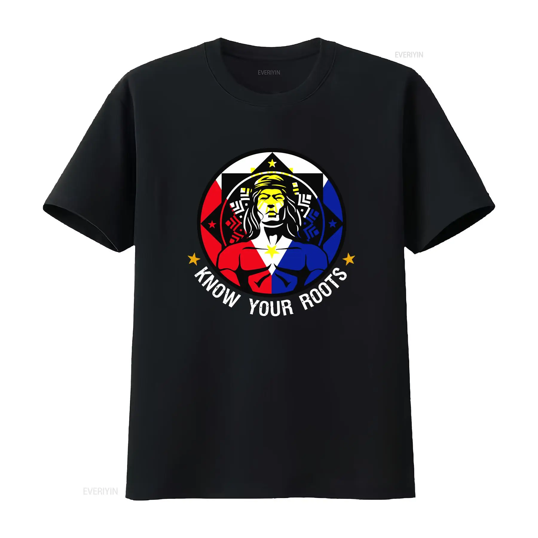 Men'S Fashion Everyday - Chief Lapu Filippijnen Pinoy T-shirt vintage