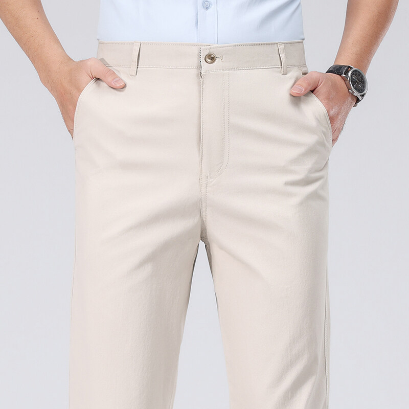 Chino Pants Men - Heren katoenen broeken, zakelijke casual broeken,