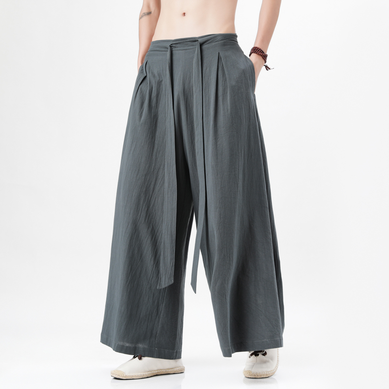 Chino Pants Men - 2023 Chinese Stijl Harajuku Linnen Katoen