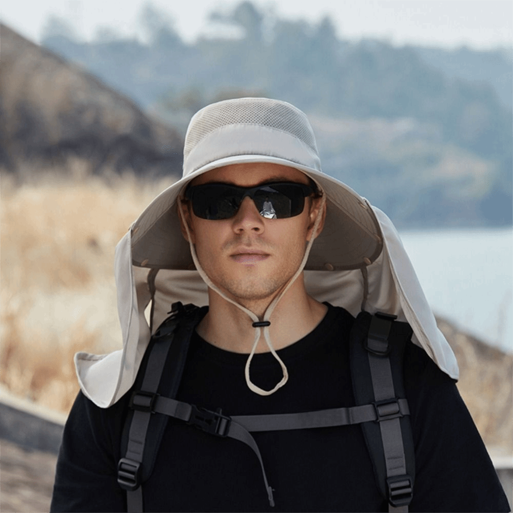 Mens Fashion Caps - Mode Doek Mannen Zonnehoed Grote Rand