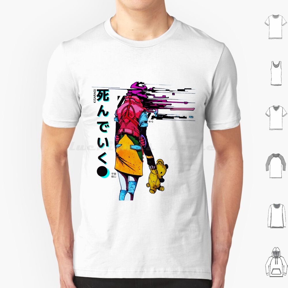 Mens Fashion Urban - Vaporwave Japanse Glitch Meisje T-shirt Mannen