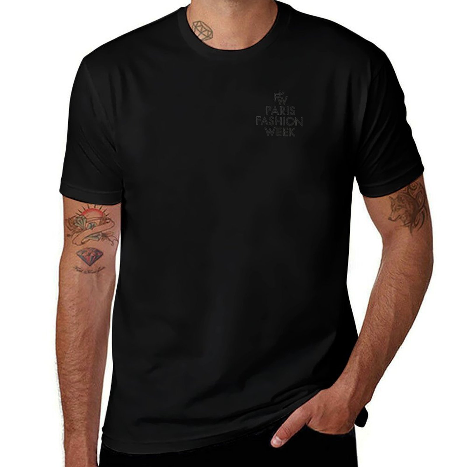 Men'S Paris Fashion Week - Paris Fashion Week T-shirt Zomer Vakantie