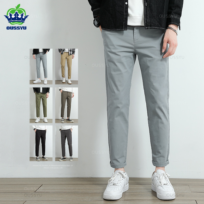 Chino Pants Men - 2026 Herfst Khaki Chino Casual Broek
