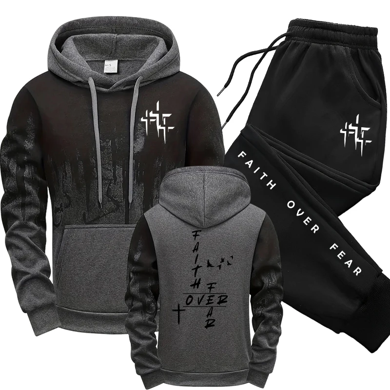Men'S Fashion Hoodie - Herfst Winter Dagelijkse Casual Mode Sportkleding