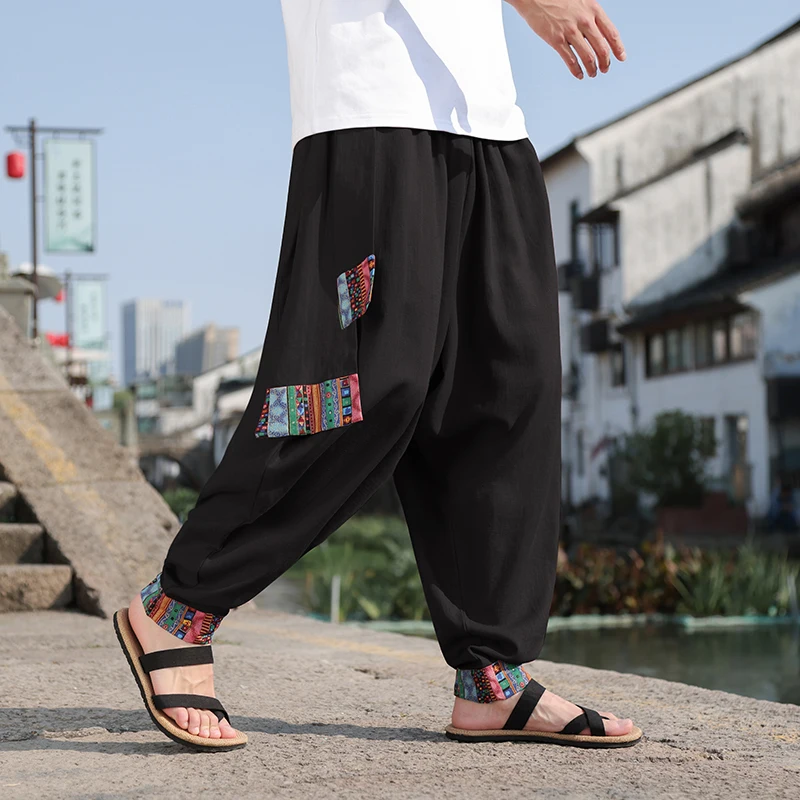 Chino Pants Men - 2026 Chinese stijl heren retro wijde