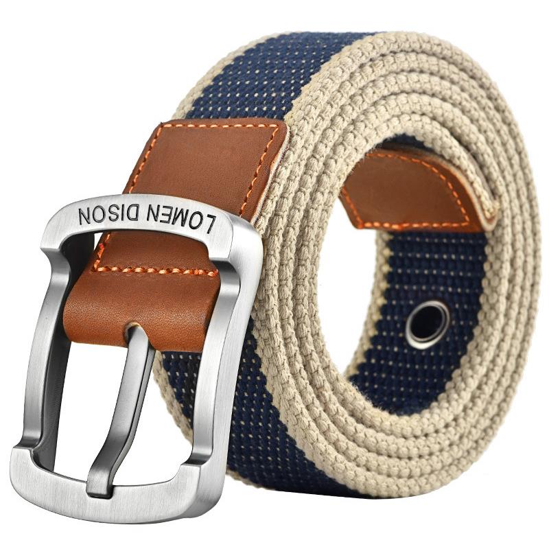 Men Fashion Jeans - Verdikte nylon riem, canvas riem voor