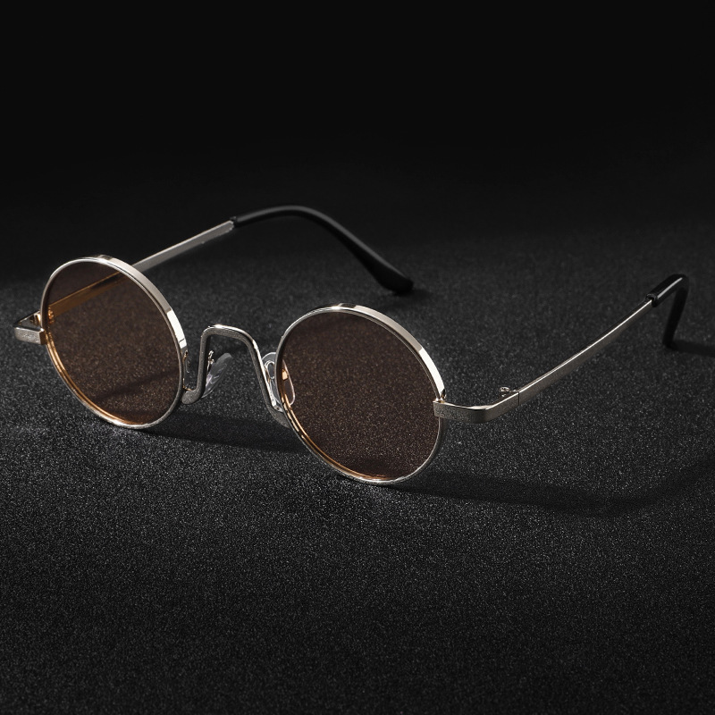 Men'S Fashion Round Glasses - Vintage Designer Outdoor Zonnebrillen Heren Ronde