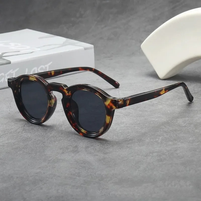 Men'S Fashion Round Glasses - Hoge kwaliteit ronde zonnebril dames heren