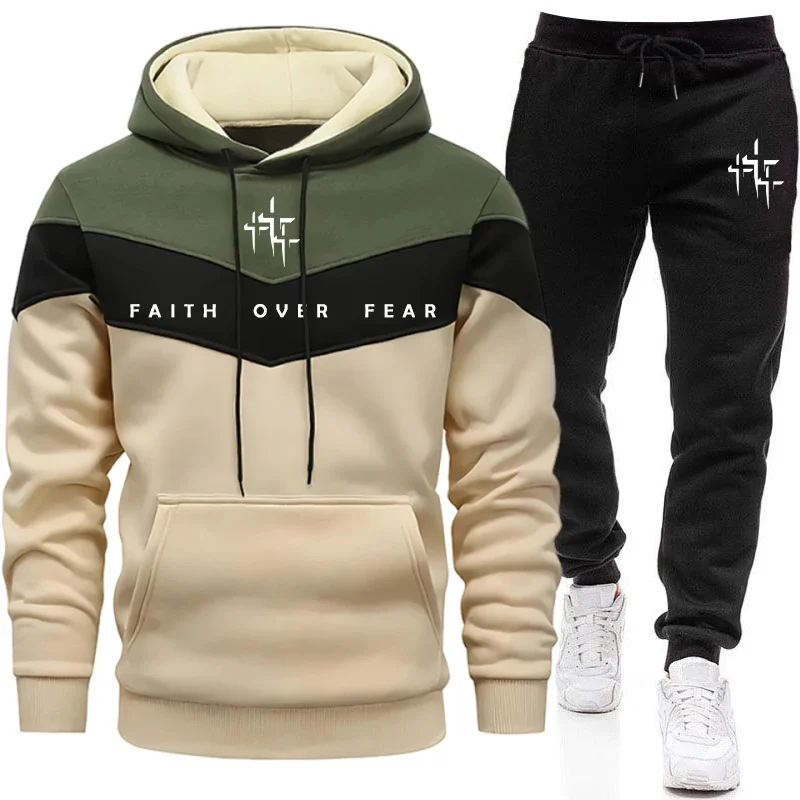 Faith Over Fear trainingspak v - Men'S Fashion Hoodie recensie en prijs