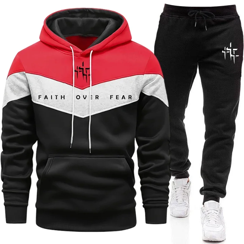 Faith Over Fear trainingspak v - Men'S Fashion Hoodie recensie en prijs