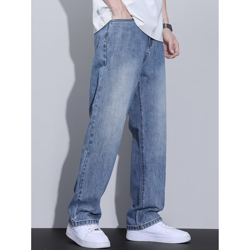 Lente Herfst Amerikaanse Retro - Men'S Fashion With Baggy Jeans recensie en prijs