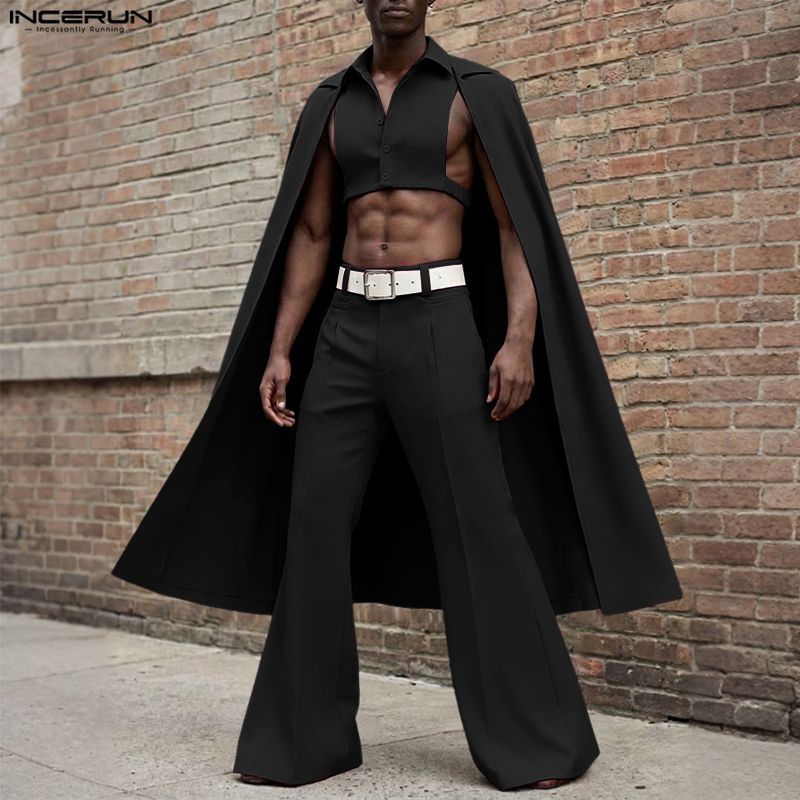 INCERUN Mannen Sets Effen Kleu - Men'S Fashion Color recensie en prijs