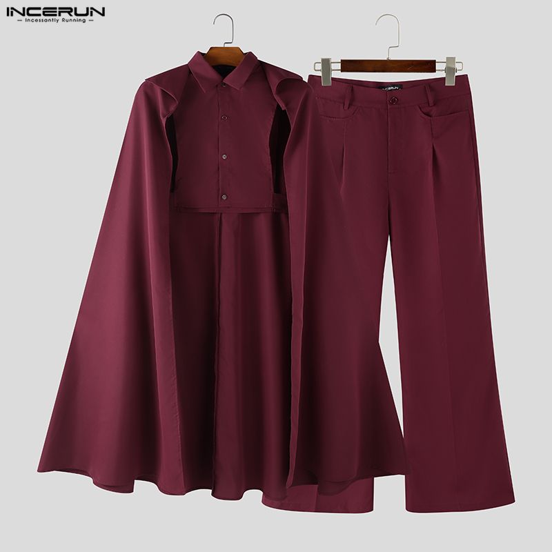INCERUN Mannen Sets Effen Kleu - Men'S Fashion Color recensie en prijs