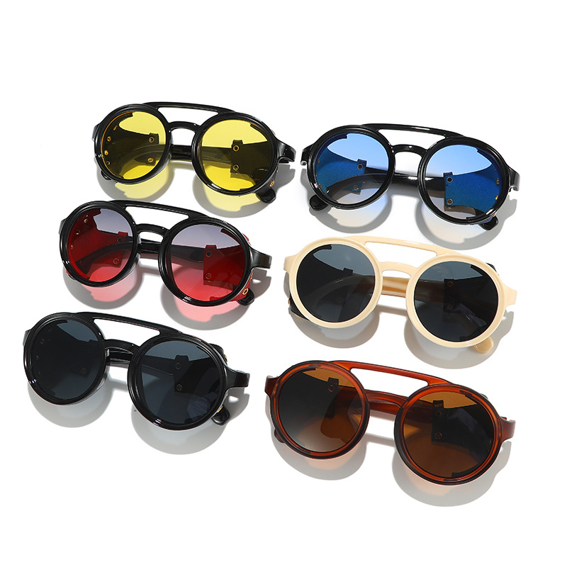 Retro Anti-UV-zonnebril Heren  - Men'S Fashion Round Glasses recensie en prijs