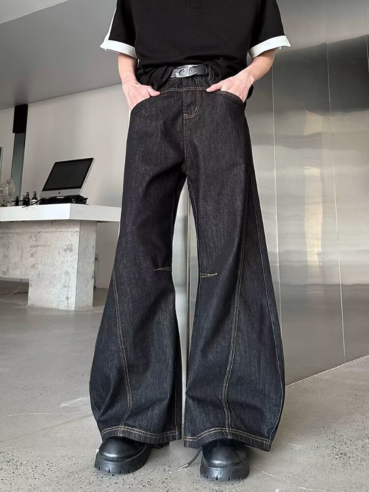 2026 Ropa Y2K Mode Patchwork Z - Men'S Fashion With Baggy Jeans recensie en prijs