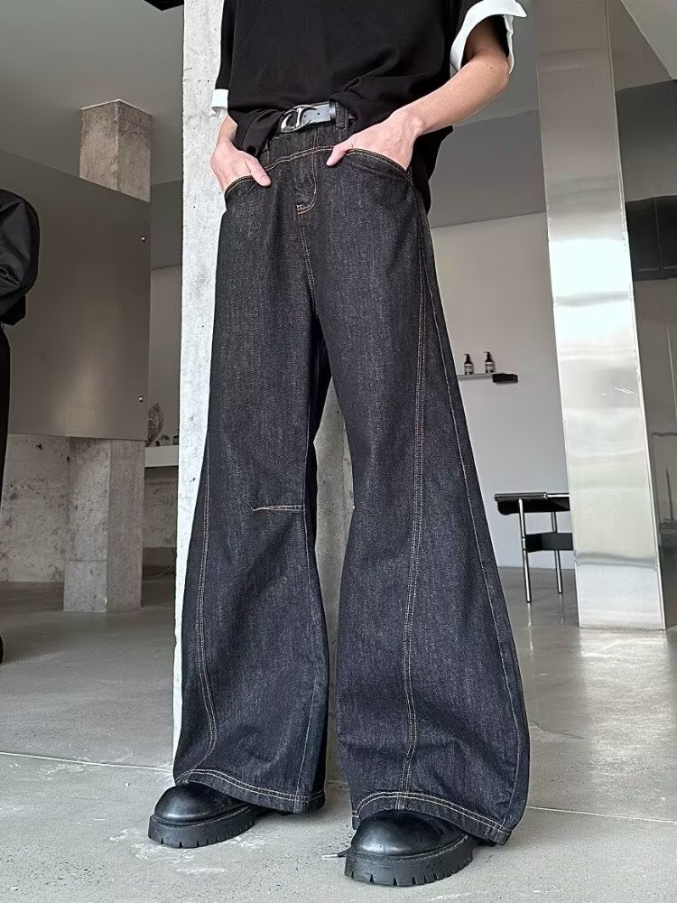 2026 Ropa Y2K Mode Patchwork Z - Men'S Fashion With Baggy Jeans recensie en prijs
