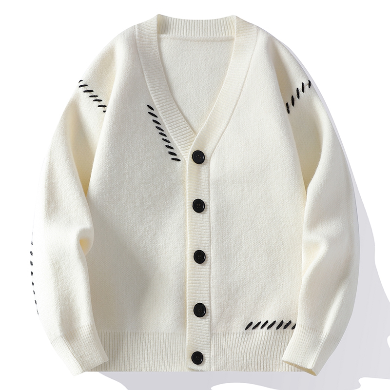 2024 Herfst/Winter Nieuw Heren - Men'S Fashion V Neck Sweater recensie en prijs