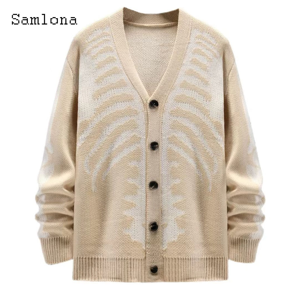 Plus Size Heren Casual Retro G - Men'S Fashion V Neck Sweater recensie en prijs