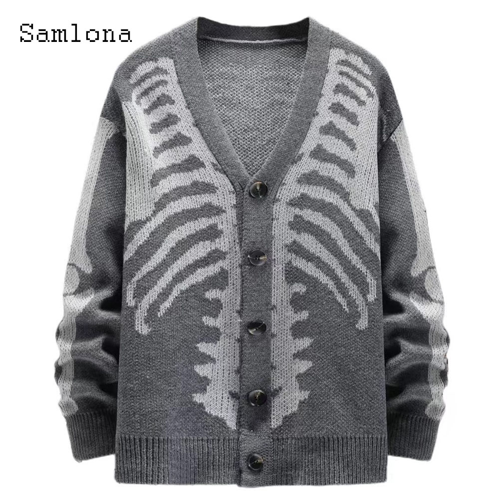 Plus Size Heren Casual Retro G - Men'S Fashion V Neck Sweater recensie en prijs