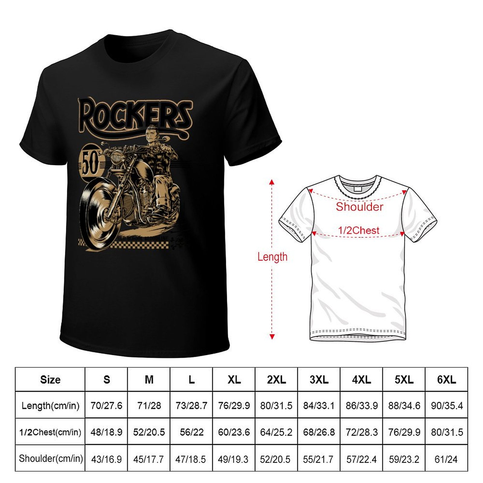 Rockers 50s T-Shirt Zomermode  - Mens Fashion In The 50S recensie en prijs