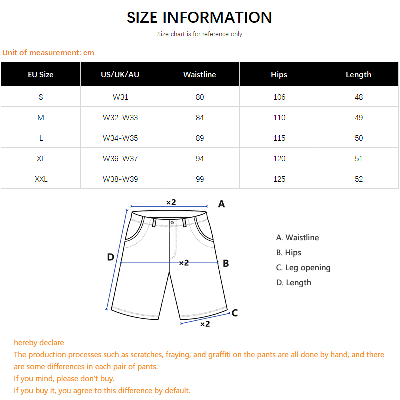 Hiphop streetwear denim shorts - Men Fashion Jeans recensie en prijs