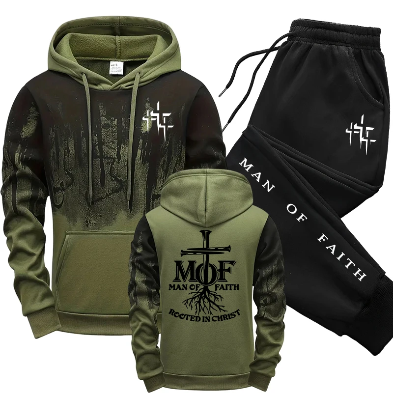Man of Faith Heren Trainingspa - Men'S Fashion Hoodie recensie en prijs