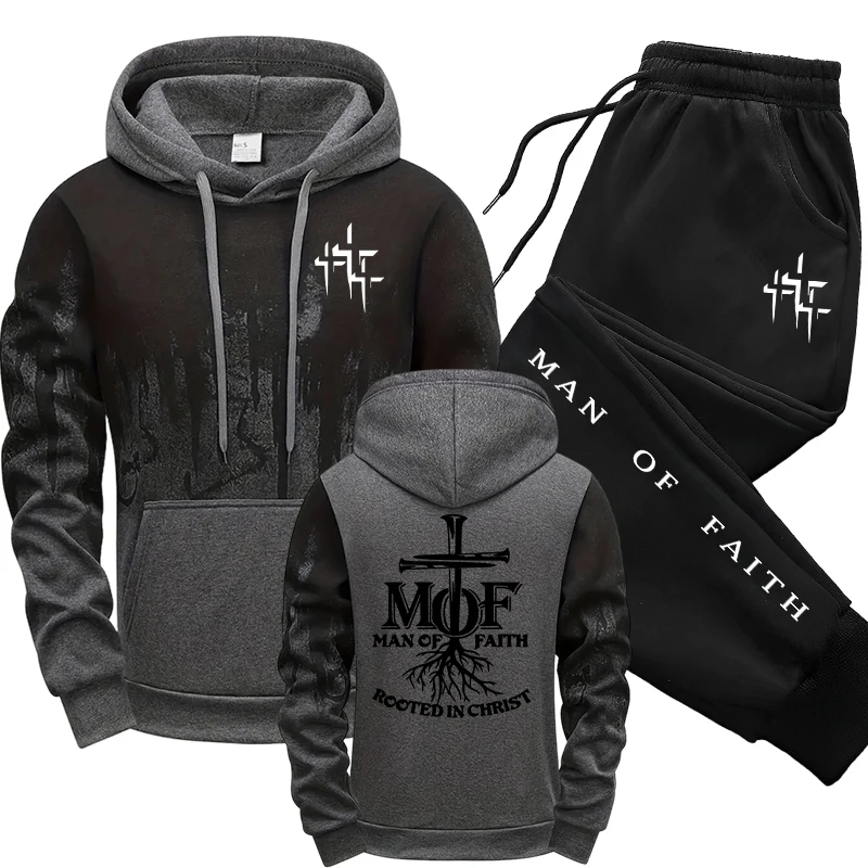 Man of Faith Heren Trainingspa - Men'S Fashion Hoodie recensie en prijs