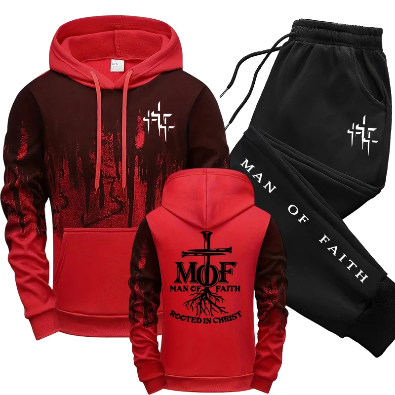 Man of Faith Heren Trainingspa - Men'S Fashion Hoodie recensie en prijs