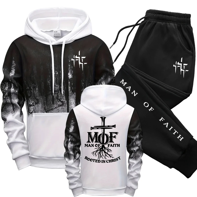 Man of Faith Heren Trainingspa - Men'S Fashion Hoodie recensie en prijs