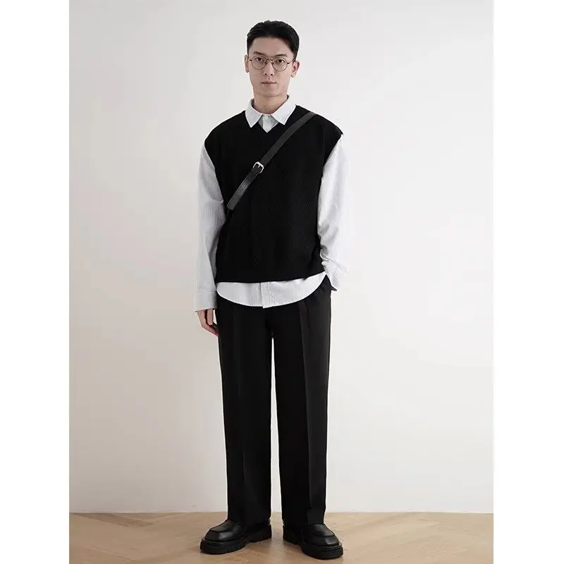 2024 Vroege Herfst Eenvoudige  - Men'S Fashion V Neck Sweater recensie en prijs