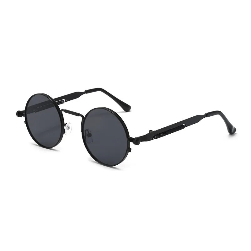 Vintage metalen frame ronde zo - Men'S Fashion Round Glasses recensie en prijs