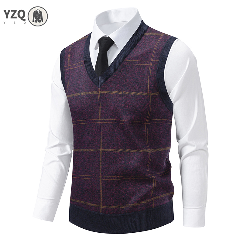 Gebreide trui met V-hals voor  - Men'S Fashion V Neck Sweater recensie en prijs