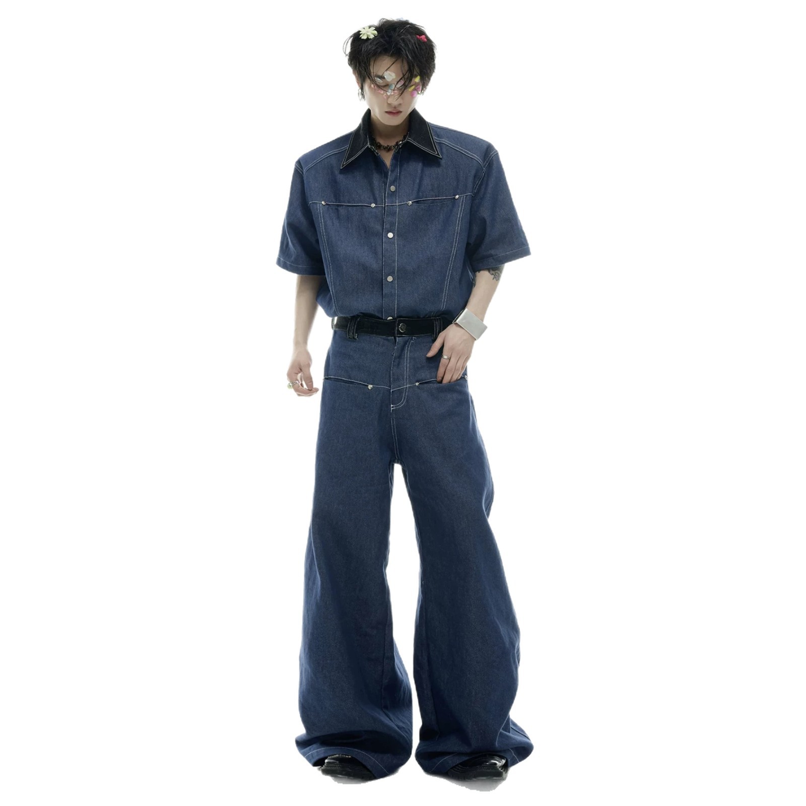 Zomer heren denim set, Amerika - Men Fashion Jeans recensie en prijs