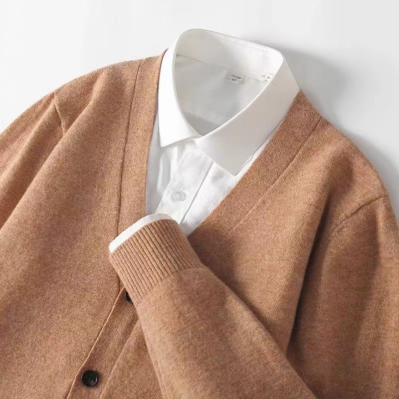 2024 Herfst/Winter Nieuwe Zake - Men'S Fashion V Neck Sweater recensie en prijs