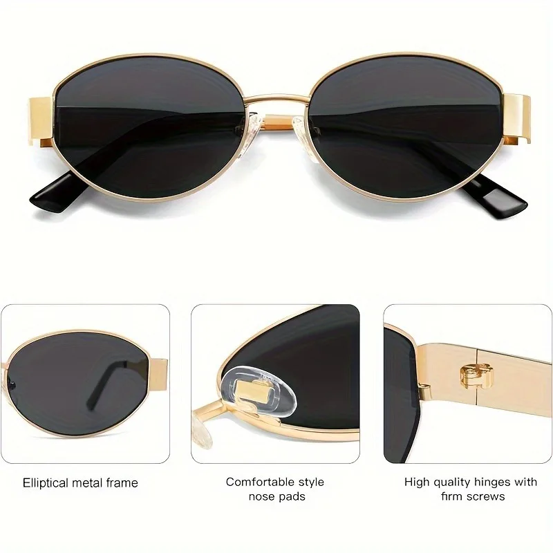 Trendy ovale zonnebrillen voor - Men'S Fashion Round Glasses recensie en prijs