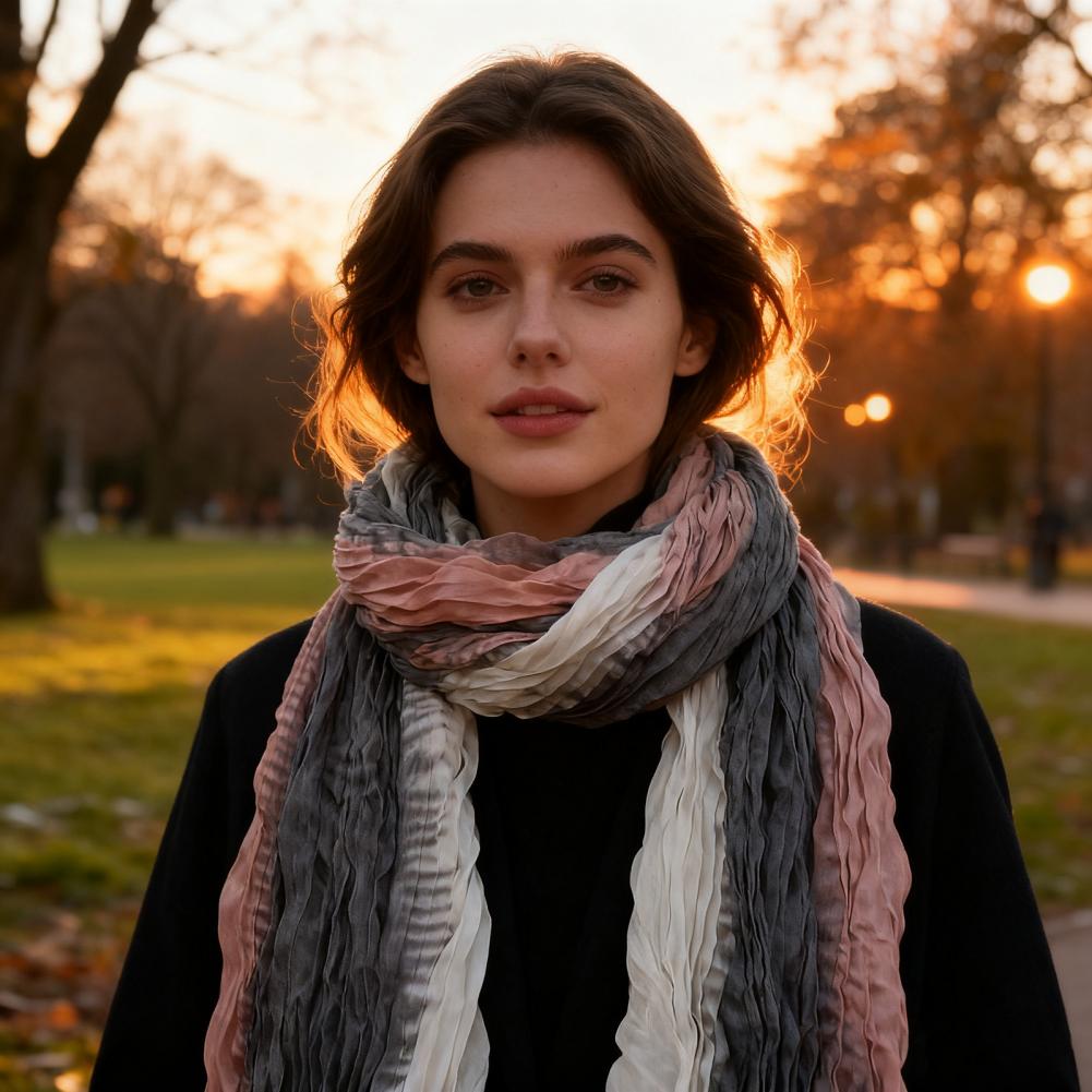 Nekwarmer, tweekleurige, geplo - Men'S Fashion Everyday recensie en prijs