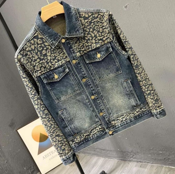 Nieuwe trendy coole spijkerjas - Men Fashion Korean Style recensie en prijs