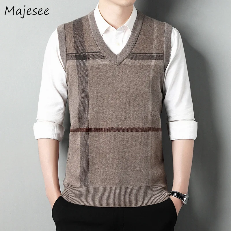 Knitted Sweater Vests Men V-ne - Men'S Fashion V Neck Sweater recensie en prijs