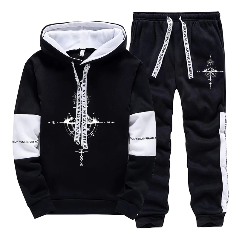 Nieuwe herfst-winter heren tra - Men'S Fashion Hoodie recensie en prijs