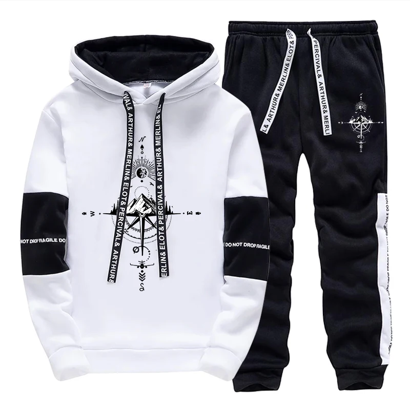 Nieuwe herfst-winter heren tra - Men'S Fashion Hoodie recensie en prijs