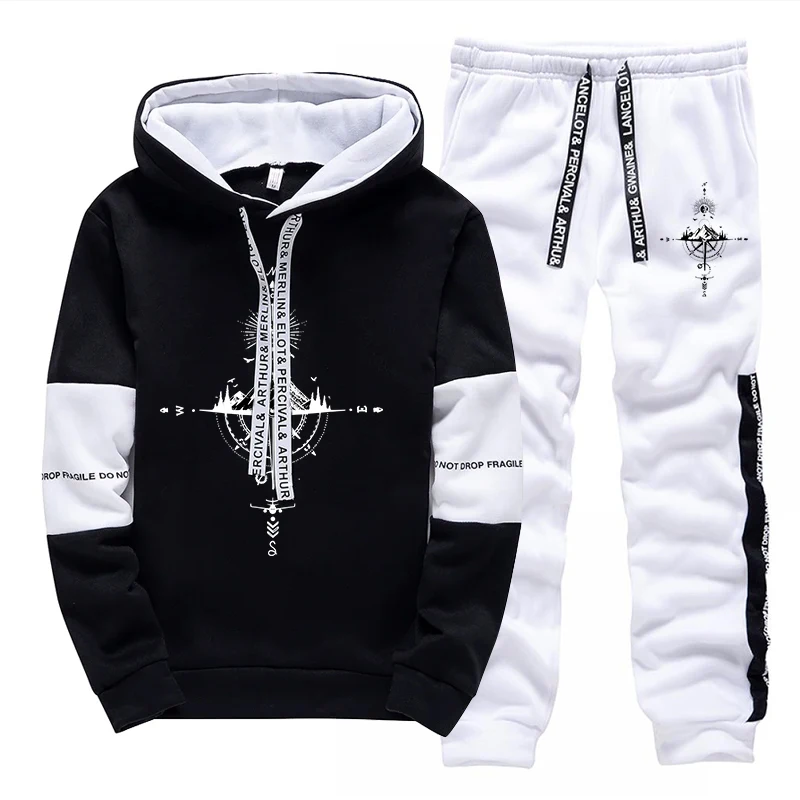 Nieuwe herfst-winter heren tra - Men'S Fashion Hoodie recensie en prijs