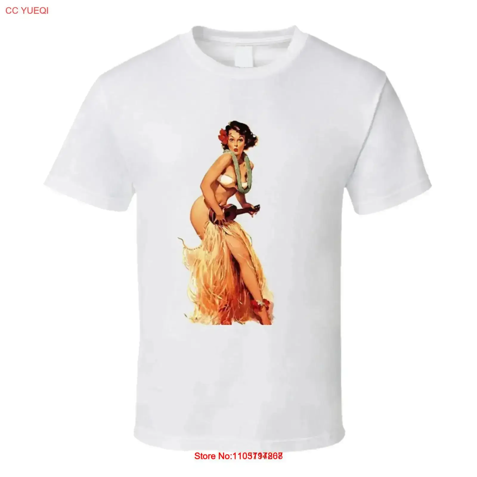 Retro T-shirt Tiki Hula Girl U - Mens Fashion In The 50S recensie en prijs