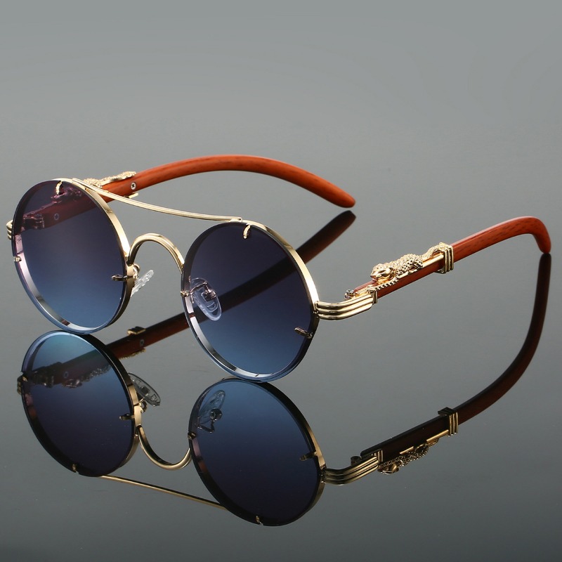 Populaire ronde zonnebril here - Men'S Fashion Round Glasses recensie en prijs