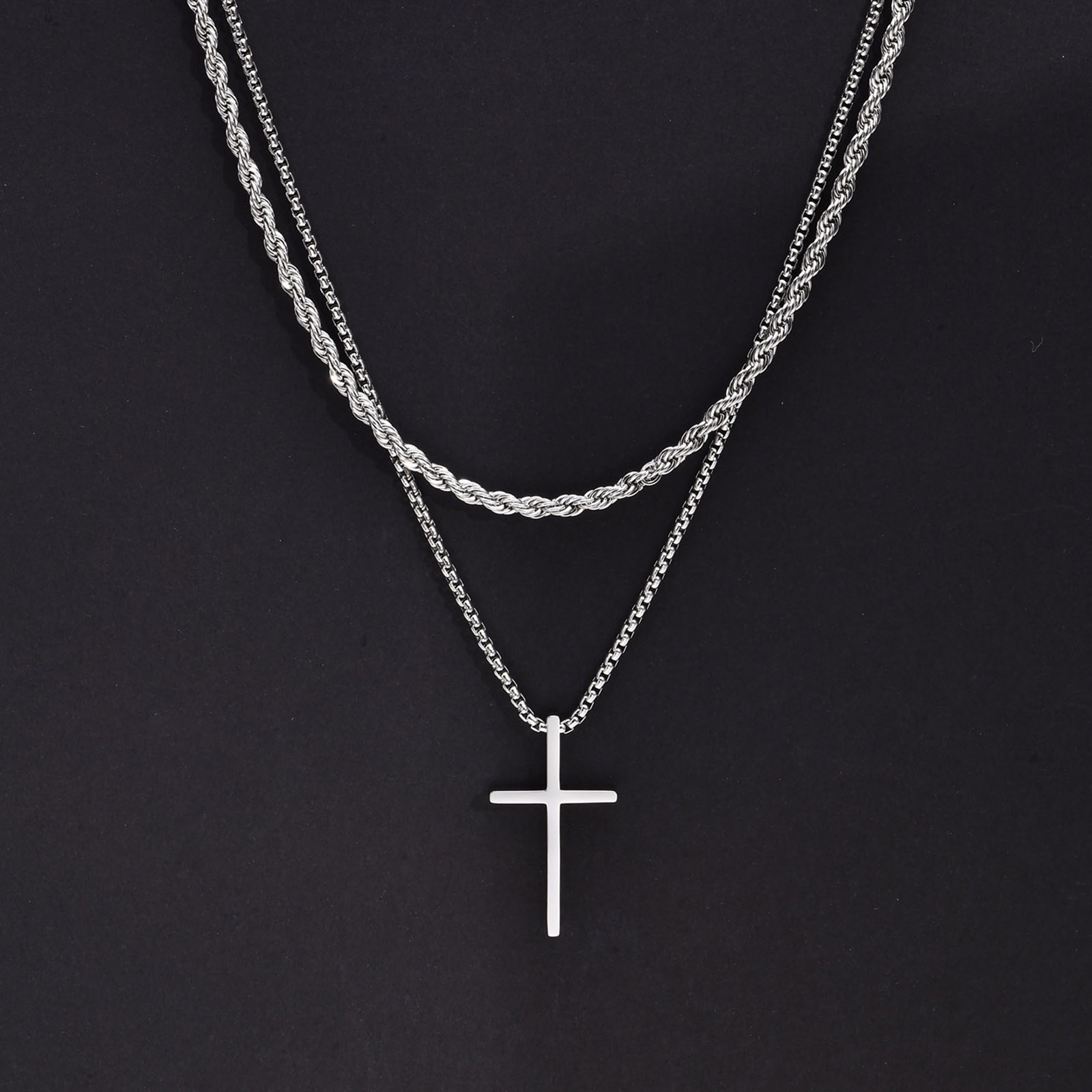 Trendy kruisketting voor heren - Mens Fashion In The 50S recensie en prijs