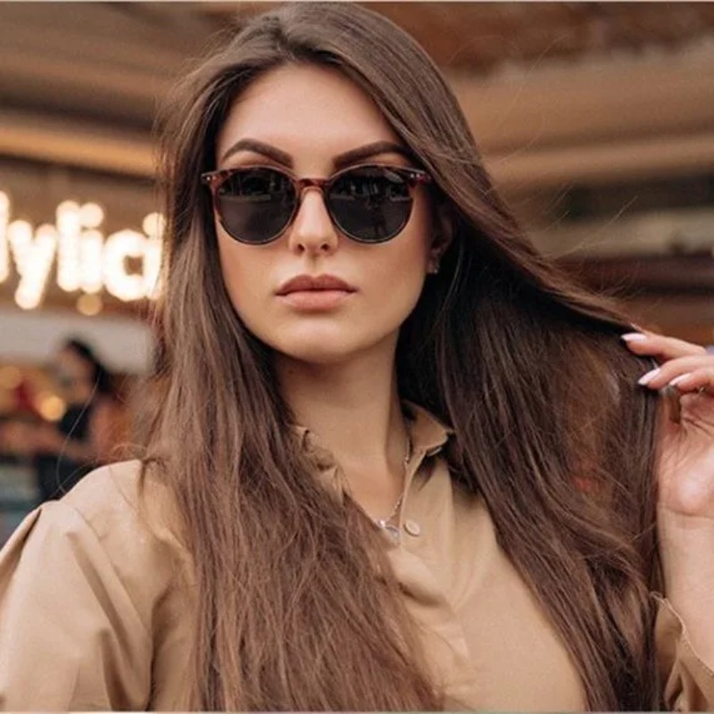 Vintage mode ronde zonnebril d - Men'S Fashion Round Glasses recensie en prijs