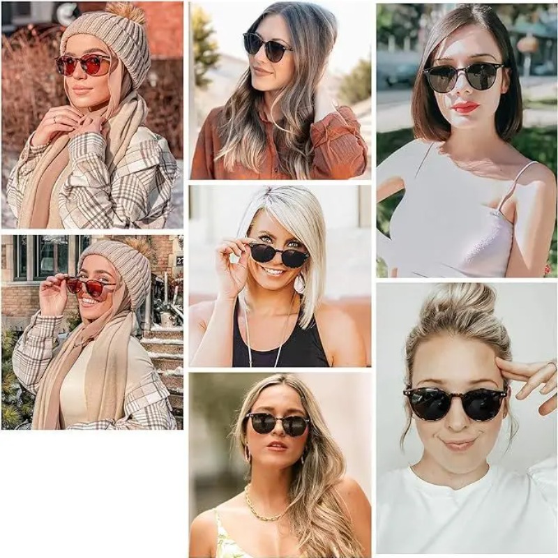 Vintage mode ronde zonnebril d - Men'S Fashion Round Glasses recensie en prijs