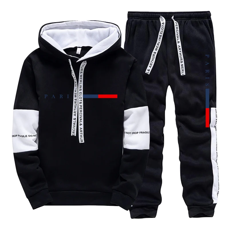 Herenset/Hoodie/Broek Parijse  - Men'S Fashion Hoodie recensie en prijs
